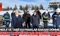 Kalan 7 köyün elektriği verildi