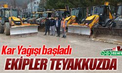 Isparta'da Kar Alarmı