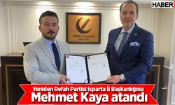 Yeniden Refah Partisi Isparta İl Başkanlığına Mehmet Kaya atandı