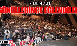 7’den 70’e gönüllerince eğlendiler