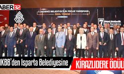 AKBB’den, Isparta Belediyesine Kirazlıdere Ödülü