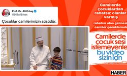 Ali Erbaş: Çocuklar camilerimizin süsüdür