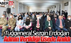 Tuğgeneral Sezgin Erdoğan adının verildiği lisede anıldı