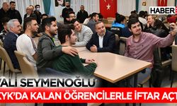 Vali Seymenoğlu Kyk'da Kalan Öğrencilerle İftar Açtı