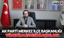 AK Parti Isparta Merkez ilçe başkanı Furkan Cem Er listesini açıkladı