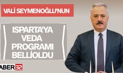 Vali Seymenoğlu'nun Veda Programı Netleşti