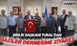 Ahmet Tural'dan Gaziler  Derneğine ziyaret