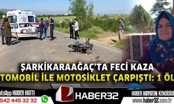 Şarkikaraağaç’ta Feci Kaza Otomobil İle Motosiklet Çarpıştı: 1 Ölü