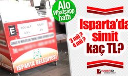 Isparta'da simit fiyatları vatandaşı şaşırtıyor