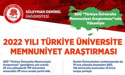 SDÜ “Türkiye Üniversite Memnuniyet Araştırması”nda Yükselişte