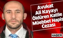 Avukat Ali Kaya'yı Öldüren Katile Müebbet Hapis Cezası
