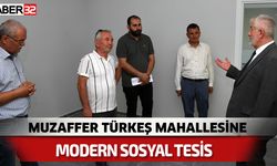 Muzaffer Türkeş Mahallesine modern sosyal tesis