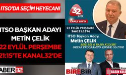 Metin Çelik Kanal 32 TV'de ortak yayına konuk oluyor