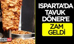 Isparta'da tavuk dönere zam