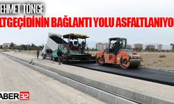 Mehmet Tönge Altgeçidinin bağlantı yolu asfaltlanıyor