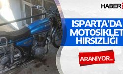 Isparta'da motosiklet hırsızlığı
