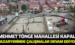 Mehmet Tönge Mahallesi Kapalı Pazaryerinde çalışmalar devam ediyor