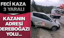 Antalya yolunda korkunç kaza!: 3 yaralı!