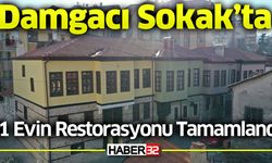 Damgacı Sokakta 21 evin restorasyonu tamamlandı