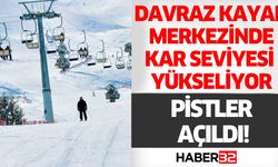 Davraz’da Pistler Açılmaya Başladı