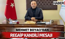 Gül küçük Sanayi Sitesi Kooperatif Başkanı Mehmet Boyacı'dan Kandil Mesajı