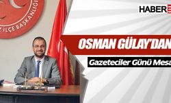 Osman Gülay'dan Gazeteciler Günü Mesajı