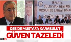 Mustafa Karabulut güven tazeledi
