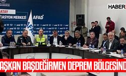 Başkan Başdeğirmen Deprem Bölgesinde