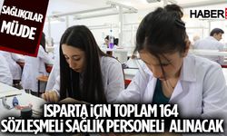 Isparta için 164 Sağlık Personeli Alınacak