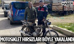 Jandarma Motosiklet Hırsızlarını Yakaladı