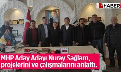 MHP Aday Adayı Sağlam, projelerini ve çalışmalarını anlattı.