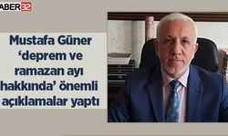 Mustafa Güner, deprem ve ramazan ayı hakkında önemli açıklamalar yaptı