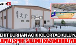 Şehit Burhan Açıkkol Ortaokulu’na Kapalı Spor Salonu kazandırılıyor