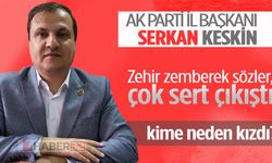 AK Parti Isparta İl Başkanı Keskin'den sert Tepki..
