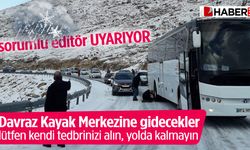 Davraz Kayak Merkezine Gideceklere Uyarı..