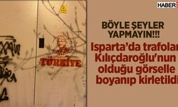 Trafoları Kılıçdaroğlu'nun olduğu görselle boyayıp kirlettiler