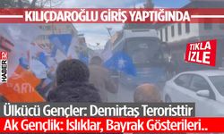 Kılıçdaroğlu'na Bayraklı Posterli Protesto..