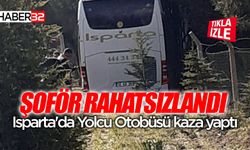 Isparta'da Yolcu Otobüsü kaza yaptı