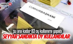 Seyyar sandıkta oylarını kullandılar