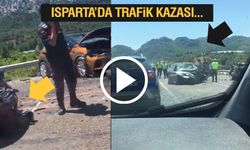 Isparta-Antalya Yolunda Trafik Kazası