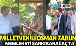 Milletvekili Osman Zabun Şarkikarağaç'ta Vatandaşlarla Bayramlaştı
