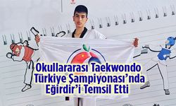 Türkiye Şampiyonası'nda mücadele etti