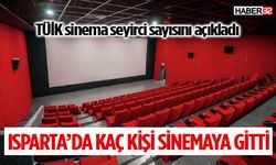 TÜİK Isparta’da sinemaya gidenlerin sayısını açıkladı