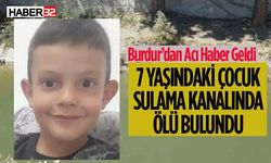 Burdur'da Acı Olay 7 Yaşındaki Çocuk Ölü Bulundu