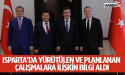 Cumhurbaşkanı Yardımcısı Cevdet Yılmaz'ı Ziyaret ettiler...