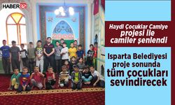 Haydi Çocuklar Camiye Projesi ile camiler 5 vakit şenlendi