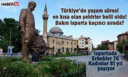 Türkiye'de yaşam süresi en kısa olan şehirler belli oldu! Bakın Isparta kaçıncı sırada