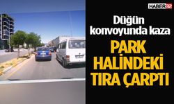 Isparta'da Düğün Konvoyunda Kaza