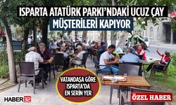 Isparta Atatürk Parkı'ndaki Ucuz Çay Tercihi