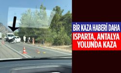 Antalya-Isparta Yolunda Trafik Kazası